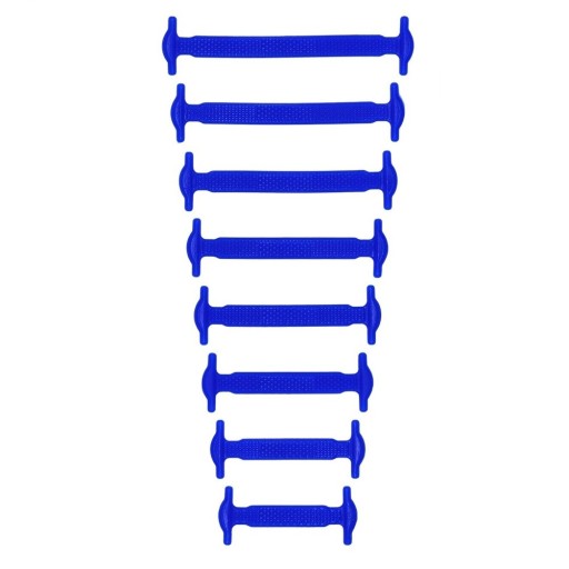 Lacets en silicone sans nouage 16 pcs