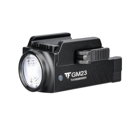 Laddningsbar LED-lampa GM23 800 lm Micro-USB kompakt 5,2 × 3,23 × 2,53 cm optisk lins MVB monteringslampa