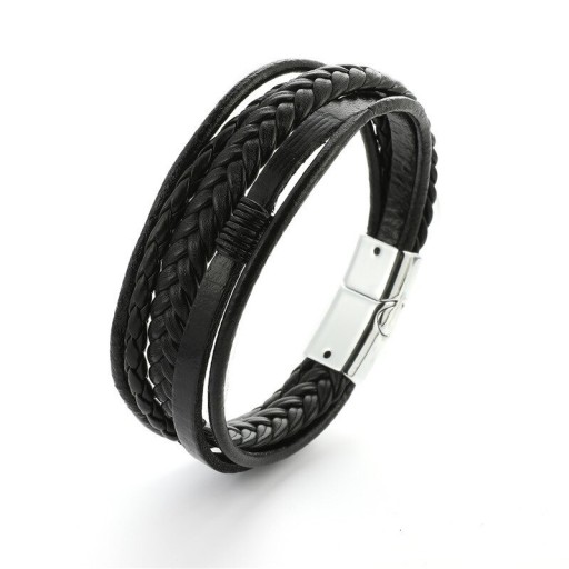 Läderarmband för män H585