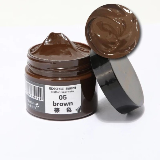 Läderreparationslack 50ml Bilstol Reparationsrockar Skor Vinyl Repor Hål Restaurering Lacklackering Färgning Läderbil