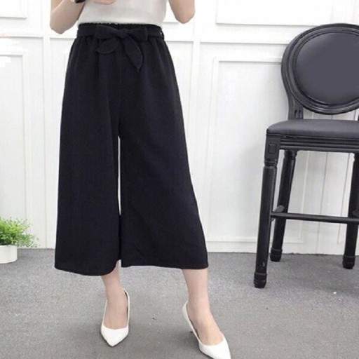 Ladies' 3/4 Trousers with Bow