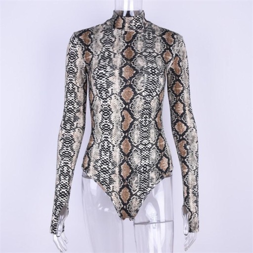 Ladies' Bodysuit with Snake Pattern
