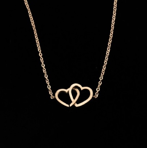 Ladies' Chain Bracelet Linked Hearts