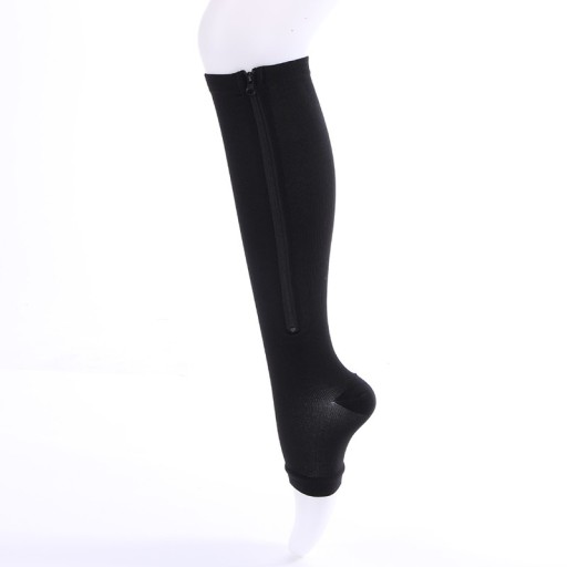 Ladies' Compression Knee Socks with Zip