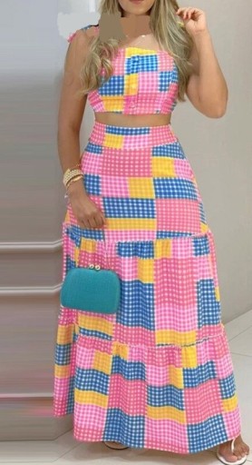 Ladies' Crop Top and Skirt B1141