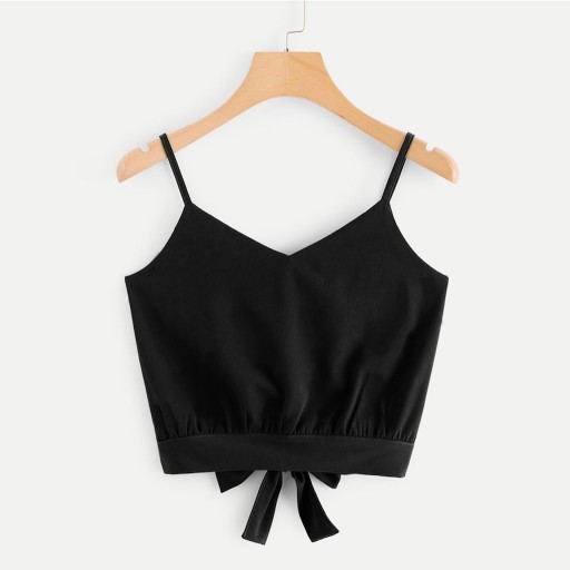 Ladies' Crop Top with Bow