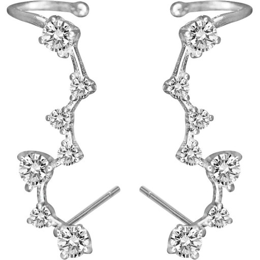 Ladies' Cuff Earrings with Ear Cuffs