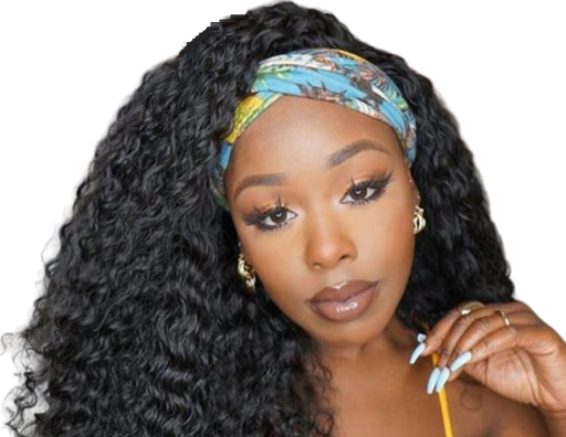 Ladies Curly Wig Made of Real Hair N887