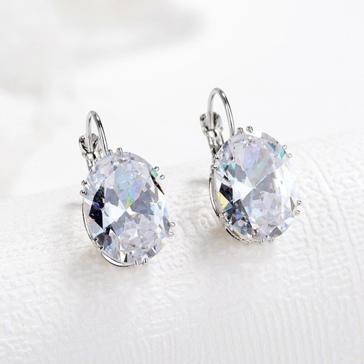 Ladies' Drop Earrings with Crystal G505