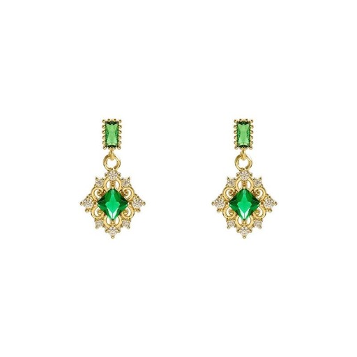 Ladies' Drop Earrings with Crystals G791