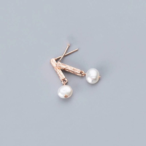 Ladies' Drop Earrings with Pearl A1844