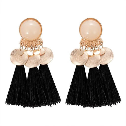 Ladies' Drop Earrings with Tassel G597