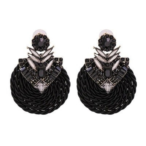 Ladies' Drop Earrings with Zirconia G202