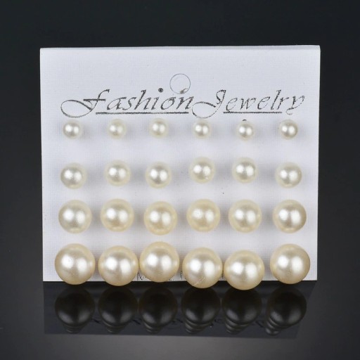 Ladies' Earrings 12 Pairs J180