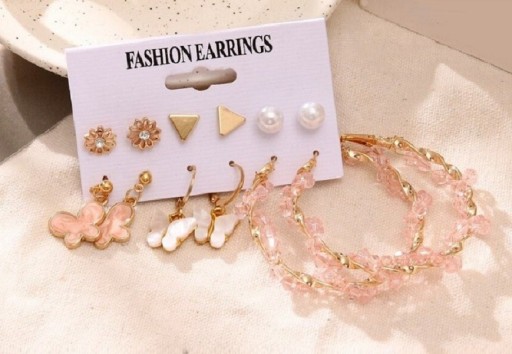 Ladies' Earrings 6 Pairs