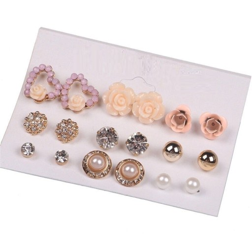 Ladies' Earrings 9 Pairs H777