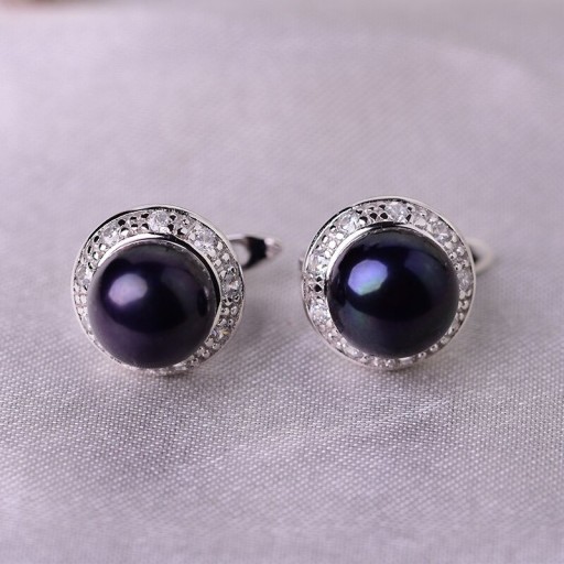 Ladies' Earrings with Pearls H797