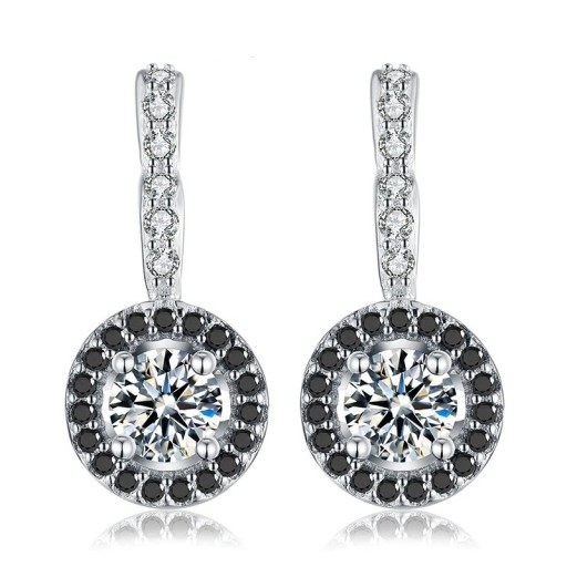 Ladies' Earrings with Stones R54