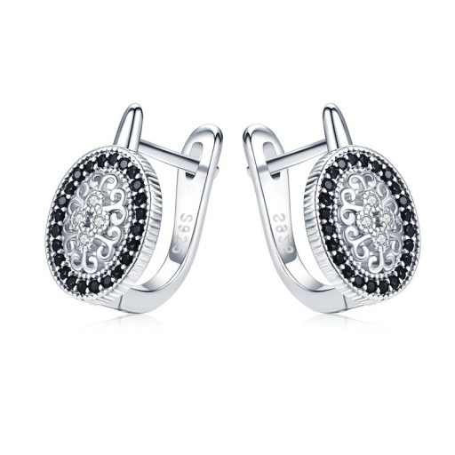 Ladies' Earrings with Zircons