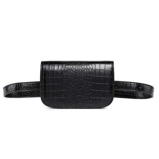 Ladies' Fanny Pack with Crocodile Skin Pattern