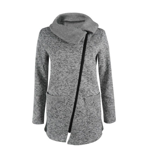 Ladies' Fashion Coat with Collar J1214