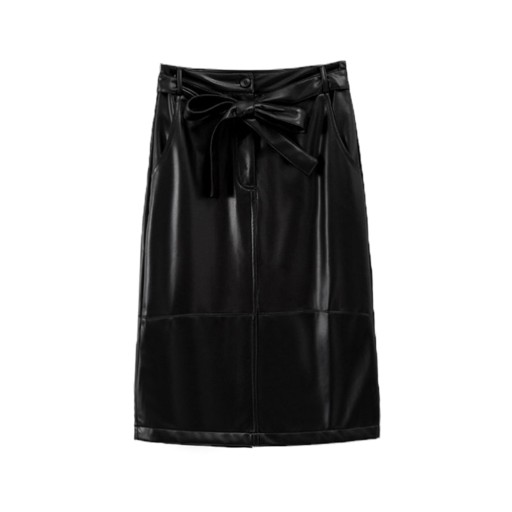 Ladies' Faux Leather Skirt A1152