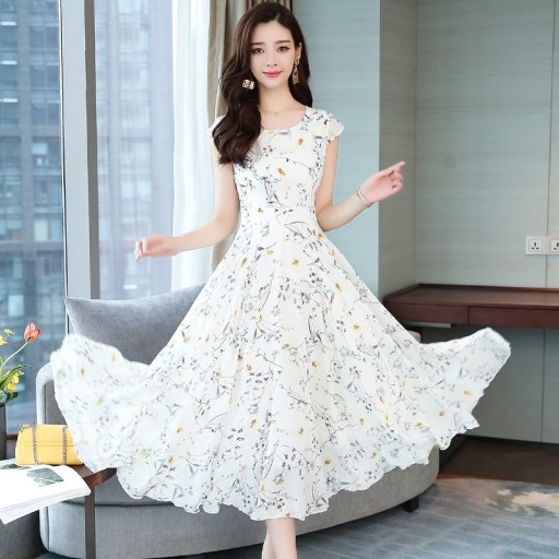 Ladies' Floral Dress A723