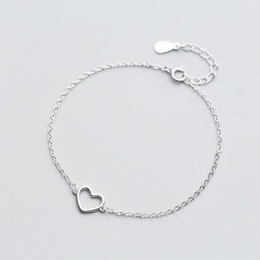 Ladies' Heart Chain Bracelet P162