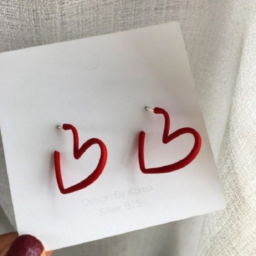 Ladies' Heart Drop Earrings G911