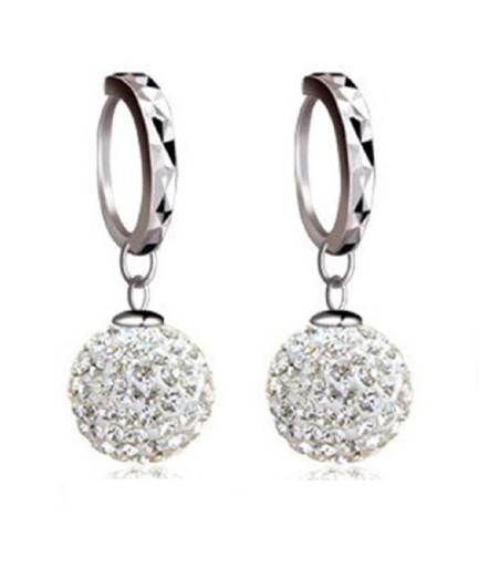 Ladies' Hoop Drop Earrings
