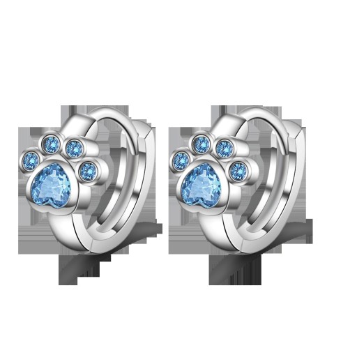 Ladies' Hoop Earrings Paw