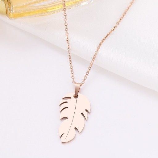 Ladies' Leaf Necklace D354