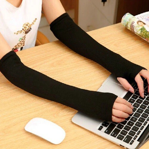 Ladies' Long Fingerless Gloves J1079