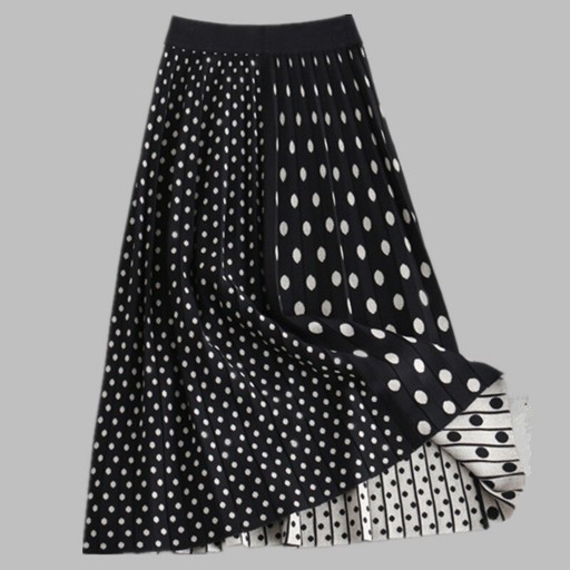 Ladies' Long Polka Dot Skirt