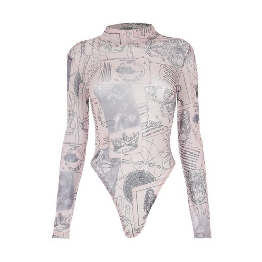 Ladies' Long Sleeve Bodysuit B724