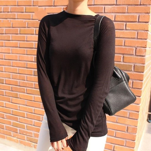 Ladies' Long Sleeve T-Shirt B350