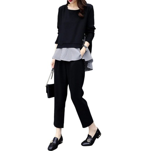 Ladies' Long Sleeve Top and Trousers B1173