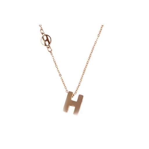 Ladies' Necklace with Letter H