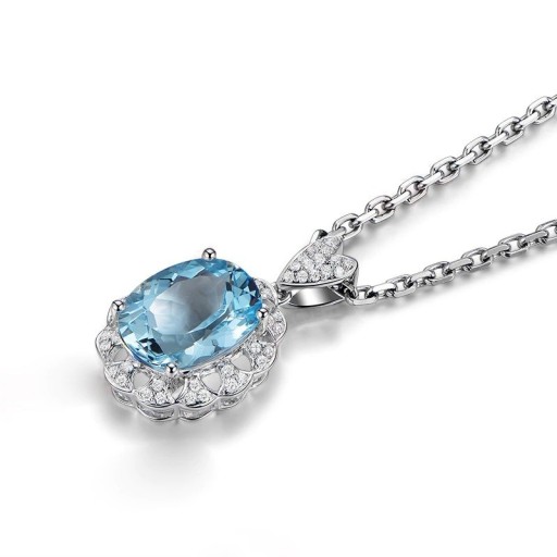 Ladies' Necklace with Pendant D466