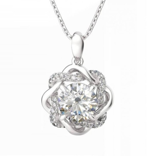 Ladies' Necklace with Pendant D723