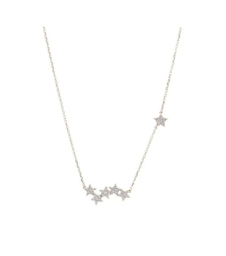 Ladies' Necklace with Stars D647