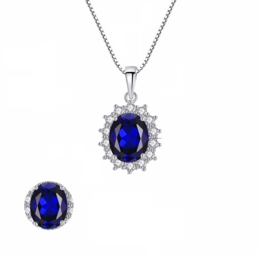 Ladies' Necklace with Stone M38