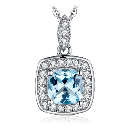Ladies' Necklace with Topaz