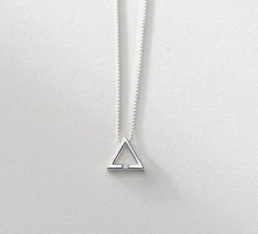 Ladies' Necklace with Triangle