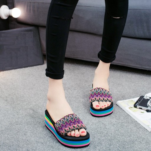 Ladies' Platform Slippers A2460