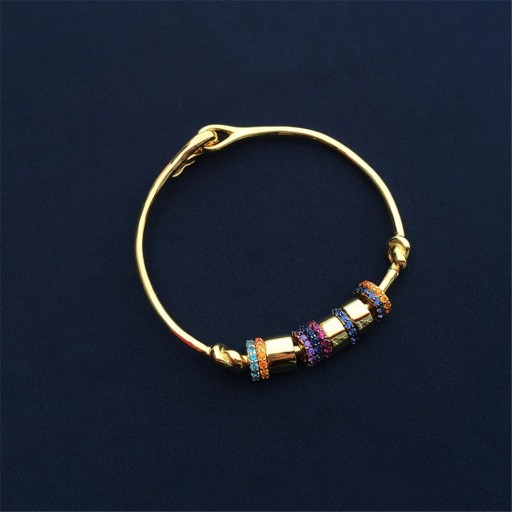 Ladies' Rigid Bracelet with Stones