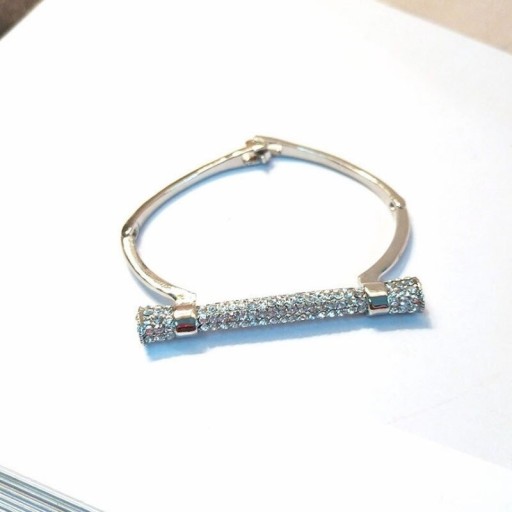 Ladies' Rigid Bracelet with Stones H302