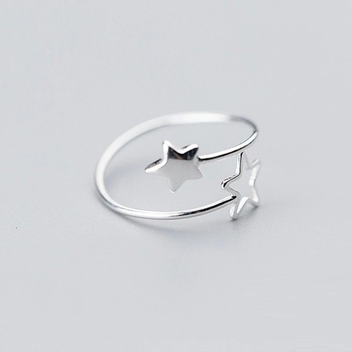Ladies' Ring with Stars D2569