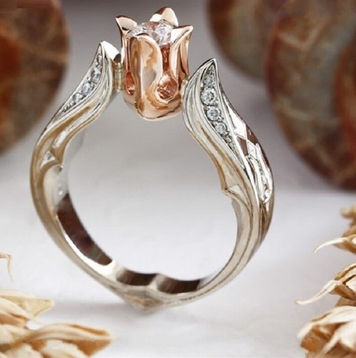 Ladies' Ring with Tulip