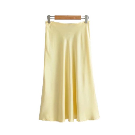 Ladies' Satin Midi Skirt